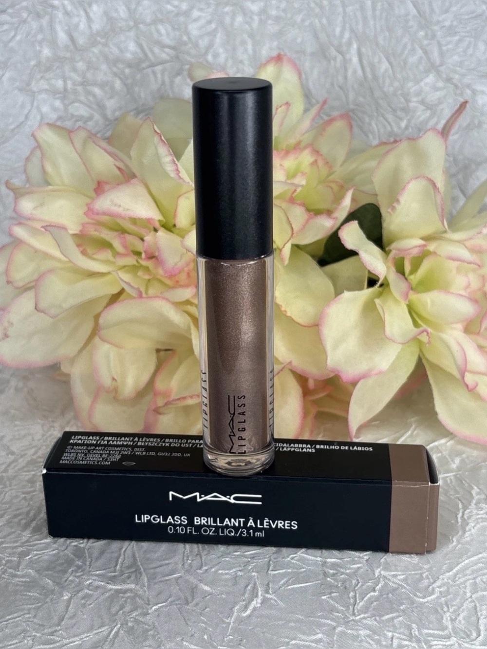 MAC LipGlass Lip Gloss - 323 EXPLICIT - Full Size New In Box